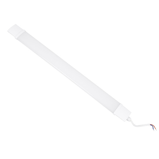 GloboStar® 60163 LED Γραμμικό Βιομηχανικό Φωτιστικό Tri-Proof 60cm 18W 1936lm 120° AC 220-240V Αδιάβροχο IP65 Μ60 x Π6 x Υ4cm Θερμό Λευκό 2700K - 3 Χρόνια Εγγύηση