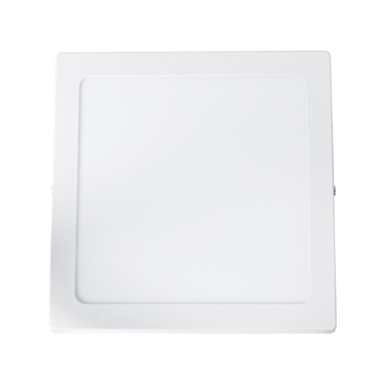 GloboStar® 60203 Εξωτερικό LED Panel 22x22cm 20W 2180lm 120° AC 220-240V IP20 Μ22 x Π22 x Υ3cm Ψυχρό Λευκό 6000K - 3 Χρόνια Εγγύηση