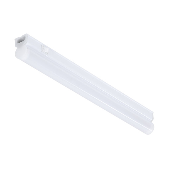 GloboStar® TUBO 60786 Γραμμικό Φωτιστικό Οροφής Linear LED Τύπου T5 Επεκτεινόμενο 5.5W 528lm 180° AC 220-240V IP20 Πάγκου Κουζίνας με Διακόπτη On/Off Μ30 x Π2.2 x Υ3.5cm Θερμό Λευκό 2700K - Λευκό - 3 Years Warranty