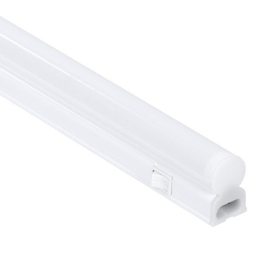 GloboStar® TUBO 60792 Γραμμικό Φωτιστικό Οροφής Linear LED Τύπου T5 Επεκτεινόμενο 18W 1728lm 180° AC 220-240V IP20 Πάγκου Κουζίνας με Διακόπτη On/Off Μ120 x Π2.2 x Υ3.5cm Θερμό Λευκό 2700K - Λευκό - 3 Years Warranty