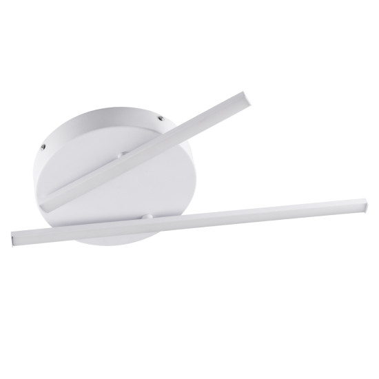 GloboStar® DRACO 61092 Φωτιστικό Οροφής Γραμμικό Linear Design LED CCT 36W 4428lm 120° AC 220-240V - Εναλλαγή Φωτισμού μέσω Τηλεχειριστηρίου All In One Ψυχρό 6000k+Φυσικό 4500k+Θερμό 2700k Dimmable Φ50 x Υ6cm - Λευκό - 3 Years Warranty