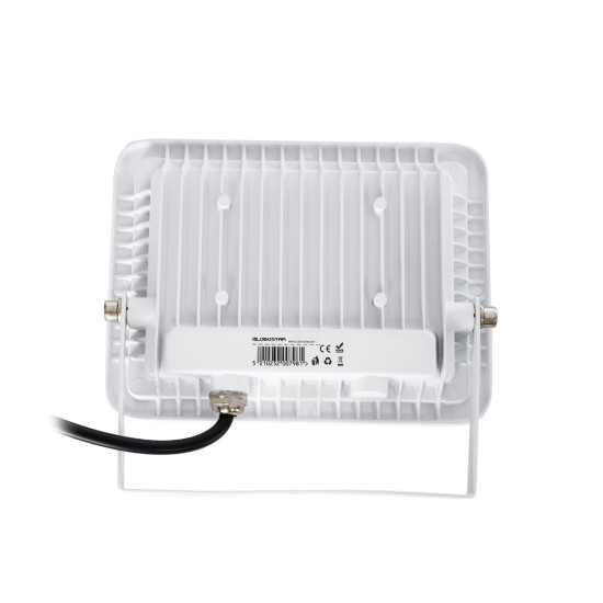 GloboStar® ATLAS 61413 Επαγγελματικός Προβολέας LED 30W 3750lm 120° AC 220-240V - Αδιάβροχος IP67 - Μ16 x Π2.5 x Υ12.5cm - Λευκό - Ψυχρό Λευκό 6000K - LUMILEDS Chips - TÜV Rheinland Certified - 5 Years Warranty