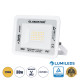 GloboStar® ATLAS 61415 Επαγγελματικός Προβολέας LED 30W 3450lm 120° AC 220-240V - Αδιάβροχος IP67 - Μ16 x Π2.5 x Υ12.5cm - Λευκό - Θερμό Λευκό 2700K - LUMILEDS Chips - TÜV Rheinland Certified - 5 Years Warranty