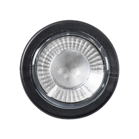 GloboStar® GARDENINI 61548 Επιφανειακό Φωτιστικό Σποτ Κήπου LED 5W 550lm 38° DC 24V IP68 Υψηλής Αντοχής ABS IK06 Φ7 x Υ14.5cm - Μπλε 450nm Dimmable - Μαύρο - Bridgelux Chip - 3 Years Warranty