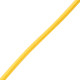 GloboStar® CABLITO 61555 Μοντέρνο Κρεμαστό Φωτιστικό Οροφής Μονόφωτο 1 x E27 Κίτρινο Σιλικόνης Ανάρτηση με Υφασμάτινο Καλώδιο Φ4 x Υ110cm