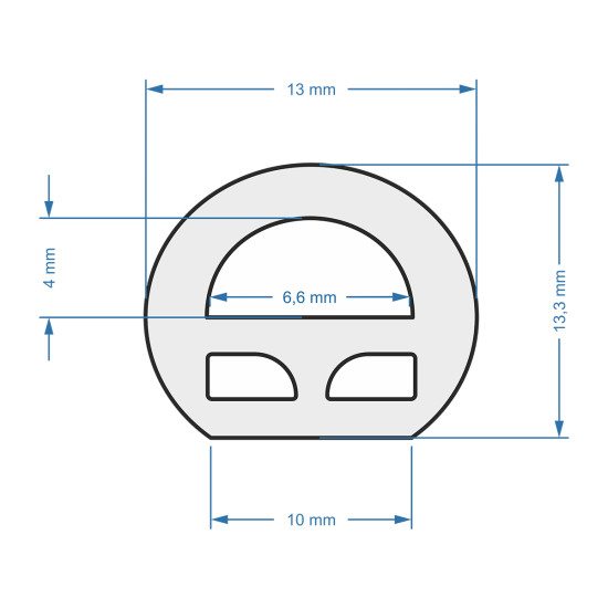 GloboStar® 70597 TUBE 360° Degree Neon Flex Epistar LED SMD 2835 1m 12W/m 120LED/m 1212lm/m 360° DC 230V Αδιάβροχη IP68 Ροζ Dimmable