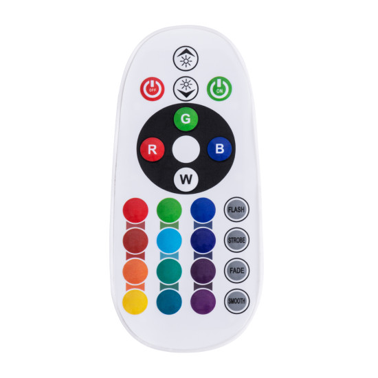 GloboStar® 70645 RGB Controller με Ασύρματο Χειριστήριο IR - Μεταλλάκτης Τροφοδοσίας AC/DC 230V IP68 για TUBE 360° Degree Neon Flex LED RGB 4 Pin Max 1500W - Έως 100 Μέτρα