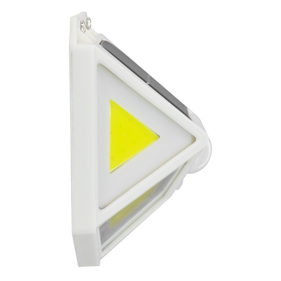 GloboStar® 71497 Αυτόνομο Ηλιακό Φωτιστικό LED COB 10W 1000lm με Ενσωματωμένη Μπαταρία 1200mAh - Φωτοβολταϊκό Πάνελ με Αισθητήρα Ημέρας-Νύχτας και PIR Αισθητήρα Κίνησης Αδιάβροχο IP65 Ψυχρό Λευκό 6000K