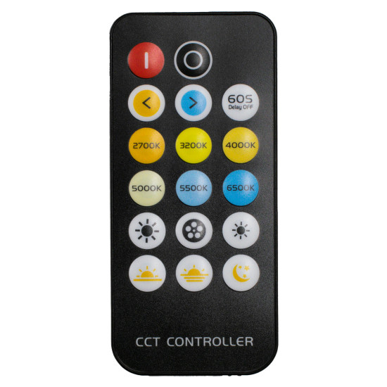 GloboStar® 73356 Ασύρματο LED CCT Controller με Χειριστήριο RF 2.4Ghz DC 5-24V Max 144W