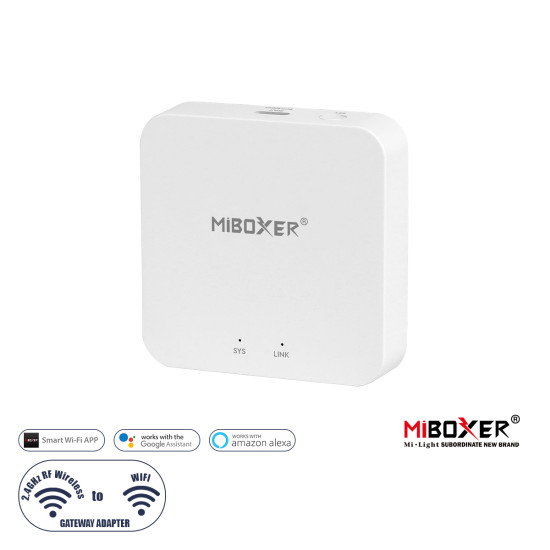 GloboStar® 73436 WL-BOX2 Mi-BOXER Smart Gateway Bridge Adapter WiFi to RF 2.4Ghz - Tuya Smart APP - USB Type-C DC 5V - IP20 Μ6.4 x Π6.4 x Υ1.5cm - 5 Years Warranty