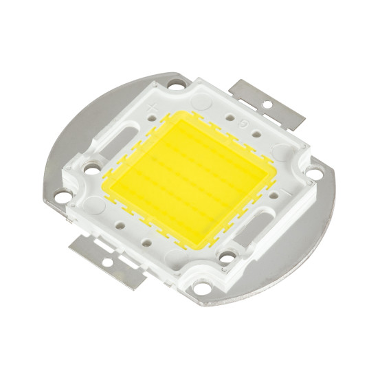 GloboStar® 73762 Υψηλής Ισχύος COB LED BRIDGELUX 50W 32V 5000lm Ψυχρό Λευκό 6000K Μ5.6 x Π5.2 x Υ0.6cm