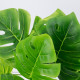 GloboStar® MONSTERA MEDIUM 78261 Τεχνητό Φυτό Μονστέρα Μεσ. - Μπουκέτο Διακοσμητικών Φυτών - Κλαδιών με Φύλλωμα Πράσινο Υ33cm