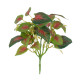 GloboStar® SWEDISH IVY 78270 Τεχνητό Φυτό Σουηδικός Κισσός - Μπουκέτο Διακοσμητικών Φυτών - Κλαδιών με Φύλλωμα Πράσινο - Κόκκινο Υ28cm
