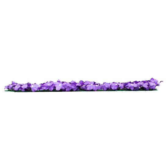 GloboStar® 78326 Συνθετικό Πάνελ Λουλουδιών - Κάθετος Κήπος Ορτανσία Μωβ Μ60 x Υ40 x Π5cm