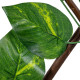 GloboStar® Artificial Garden GOLDEN POTHOS 78496 Πτυσσόμενη Πέργκολα Τεχνητής Φυλλωσιάς - Κάθετος Κήπος Σύνθεση Πόθος Μ110 x Π10 x Υ120cm (min) Μ310 x Π10 x Υ45cm (max)