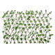 GloboStar® Artificial Garden VINE LEAVES 78499 Πτυσσόμενη Πέργκολα Τεχνητής Φυλλωσιάς - Κάθετος Κήπος Σύνθεση Αμπελόφυλλο Μ110 x Π10 x Υ120cm (min) Μ310 x Π10 x Υ45cm (max)
