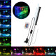 GloboStar® 79675 Φωτιστικό Ενυδρείου &amp; Οξυγονωτής / Μηχανισμός Φυσαλίδων 30cm LED 12W 180° AC 230V Αδιάβροχο IP68 με Ασύρματο Χειριστήριο IR Πολύχρωμο RGB Dimmable