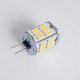 GloboStar® 76136 Λάμπα LED G4 SMD 5630 6W 660lm 320° DC 12-24V IP20 Φ1.9 x Υ3.7cm Θερμό Λευκό 2700K Dimmable - 2 Χρόνια Εγγύηση