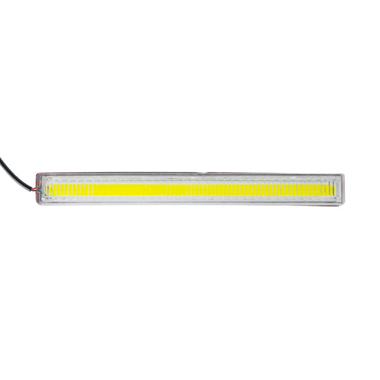 GloboStar® 81722 Σετ 2 Μπάρες DRL LED CREE COB 24W 3600lm 120° DC 12V Αδιάβροχες IP65 Ψυχρό Λευκό 6000K