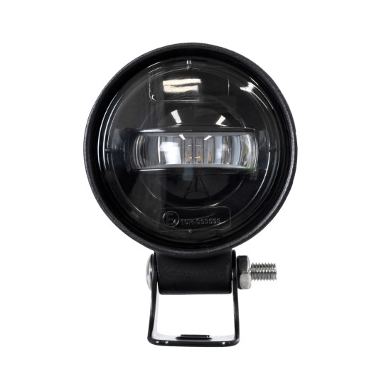 GloboStar® 85340 E4 Mark Forklift Safety Lights - Φώτα Προειδοποίησης & Διαγράμμισης Ασφαλείας για Περονοφόρα - Κλάρκ LED 8W DC 12-80V Αδιάβροχο IP67 Κόκκινο Μ8.5 x Π6.5 x Υ12cm