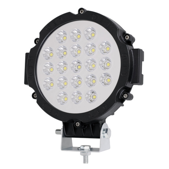 GloboStar® 85413 PRO Series Προβολέας Εργασίας Μαύρος - Working Light για Αυτοκίνητα & Φορτηγά LED CREE XBD 63W 6300lm DC 10-30V Αδιάβροχος IP65 Ψυχρό Λευκό 6000K