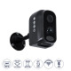 GloboStar® 86026 Επαναφορτιζόμενη Επιτραπέζια/Τοίχου IP Camera 1080P WiFi 90° Μοιρών - 6200mAh - Νυχτερινή Όραση με LED IR - Διπλή Κατέυθυνση Ομιλίας - Ανιχνευτή Κίνησης - Νυχτερινή Λήψη - Θέση SD Κάρτας Max 128GB - 25 Μέρες Stand By