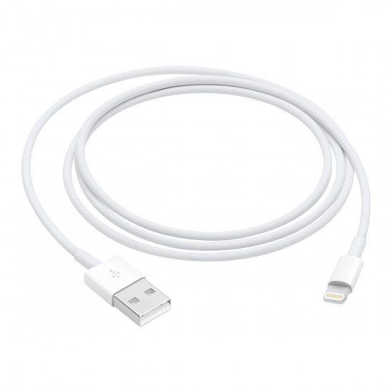 GloboStar® 86090 Καλώδιο Φόρτισης Fast Charging Data iPhone 1M από Regular USB 2.0 σε 8 Pin Lightning Λευκό