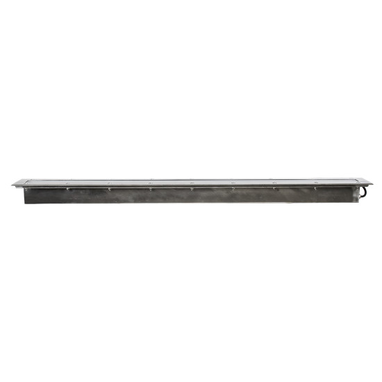 GloboStar® UNDERGROUND-REMVI 90194-B Χωνευτό Φωτιστικό Wall Washer Δαπέδου LED 18W 1440lm 10° DC 24V Αδιάβροχο IP68 L100 x W9 x H7.2cm Μπλε - Ανοξείδωτο Ατσάλι - 3 Years Warranty