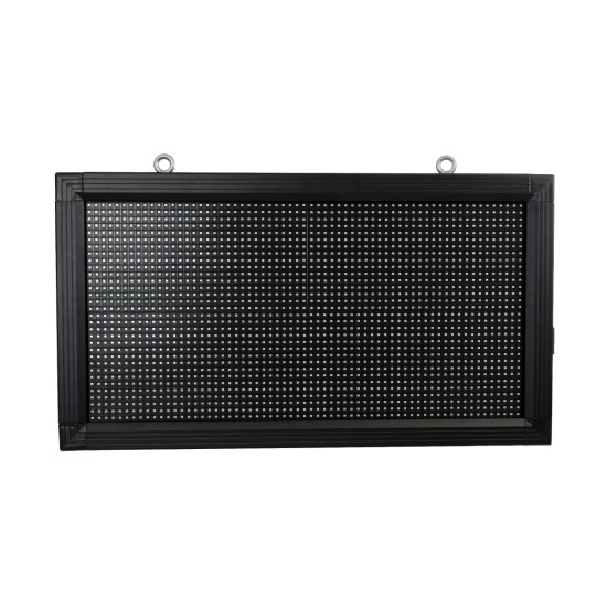 GloboStar® DISPLAY 90328 LED Scrolling Display 64x32cm - Κυλιόμενη Ψηφιακή Πινακίδα / Επιγραφή Μονής Όψης P10 LED SMD AC 220-240V - Λειτουργία μέσω Wi-Fi με Εφαρμογή APP - Αισθήτηρας Θερμοκρασίας και Υγρασίας - Αδιάβροχο IP65 - Μ72 x Π9 x Υ42.5cm - Μπλε -