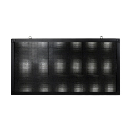 GloboStar® DISPLAY 90814 LED Scrolling Display 96x48cm - Κυλιόμενη Ψηφιακή Πινακίδα / Επιγραφή Διπλής Όψης P10 LED SMD AC 220-240V - Λειτουργία μέσω Wi-Fi με Εφαρμογή APP - Αισθήτηρας Θερμοκρασίας και Υγρασίας - Αδιάβροχο IP65 - Μ102 x Π11 x Υ54.5cm - Μπλ