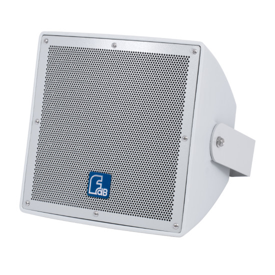 GloboStar® FDB LT208PT 98008 Facilities Speaker - Παθητικό Ηχείο Εγκαταστάσεων Επιτοίχιο με Μετασχηματιστή 100V & 8Ω - 150W RMS (600W Peak) - 1 x 8" Inches LF & 1 x 1" Inches HF - Αδιάβροχο IP56 - Λευκό - Μ30 x Π28 x Υ32cm