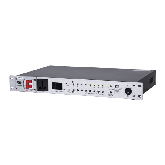 GloboStar® FDB PSC-1082 98022 Power Sequence Controller - Επαγγελματικός Ελεγκτής Ακολουθίας Ισχύος Power Management SMT Technology - USB Charger - RS232 Control Interface/RS485 Cascade - AC 85~265V/40-60Hz 60Α - IP20 - Ασημί - Μ48.3 x Π28 x Υ5.5cm