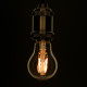 GloboStar® 99036 LED Long Filament Bulb E27 A60 Globe 6W 550lm 360° AC 220-240V IP20 D6 x H10.5cm Ultra Θερμό Λευκό 2200K με Μελί Γυαλί - Dimmable - 3 Years Warranty