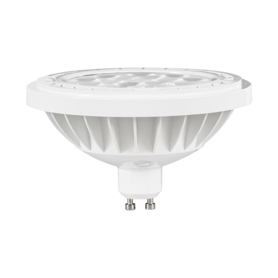 GloboStar® 60134 Σποτ LED GU10 AR111 15W 1410lm 12° AC 220-240V IP20 Φ11 x Υ6.6cm Θερμό Λευκό 2700K Dimmable - 3 Χρόνια Εγγύηση