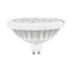 GloboStar® 60134 Σποτ LED GU10 AR111 15W 1410lm 12° AC 220-240V IP20 Φ11 x Υ6.6cm Θερμό Λευκό 2700K Dimmable - 3 Χρόνια Εγγύηση