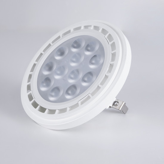 GloboStar® S-40001 Σποτ LED GU5.3 AR111 12W 1200lm 36° AC 220-240V IP20 Φ11 x Υ7cm Ψυχρό Λευκό 6000K Dimmable - 1 Χρόνο Εγγύηση