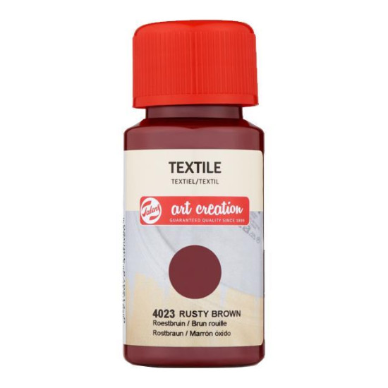 Talens χρώμα textile 4023 rusty brown 50ml