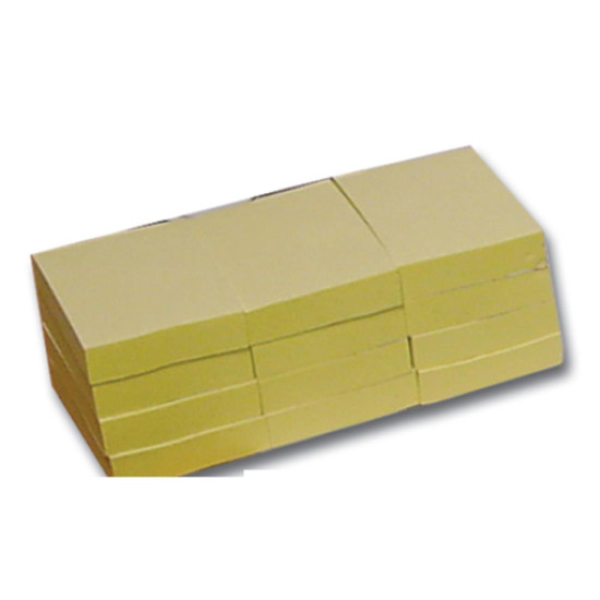 Αυτοκόλλ. χαρτάκια κίτρινα 5.1x3.8εκ. 100φ.