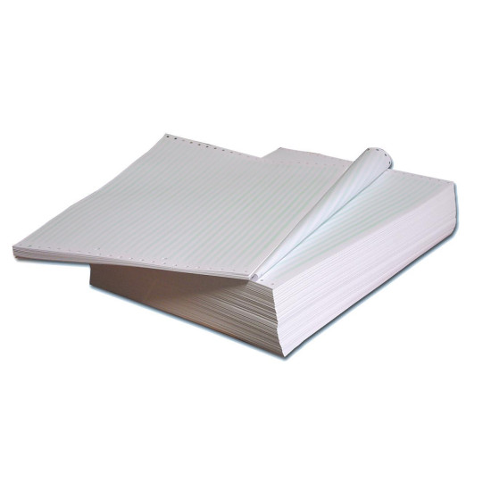 Μηχανογρ. χαρτί χημ. 3/τυπο λευκό (11x9,5") 24,13x27,94εκ.(650φ)