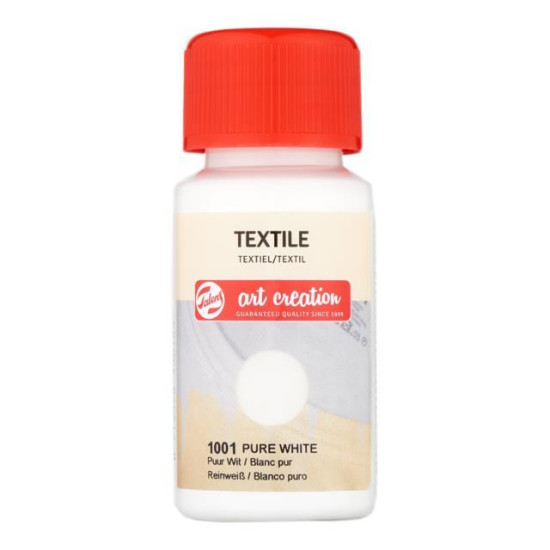 Talens χρώμα textile 1001 pure white 50ml