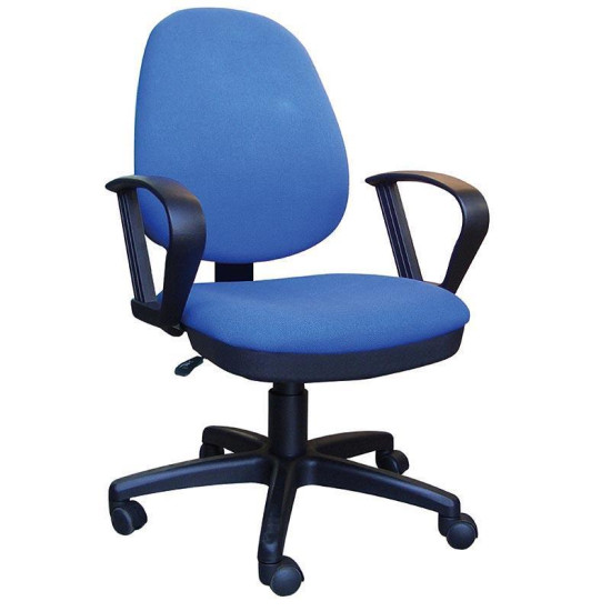 Welltrust καρέκλα τροχήλατη μπλε ψηλή πλάτη
