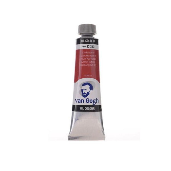 Talens van gogh χρώματα λαδιού 60ml (313-Azo red deep)