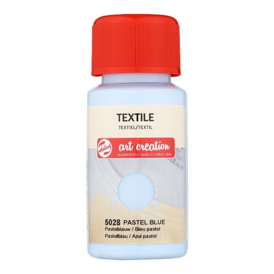 Talens χρώμα textile 5028 pastel blue 50ml