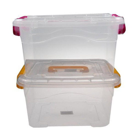 Κουτί αποθήκευσης πλαστικό 5.5lt, Υ13x24x18,5εκ.
