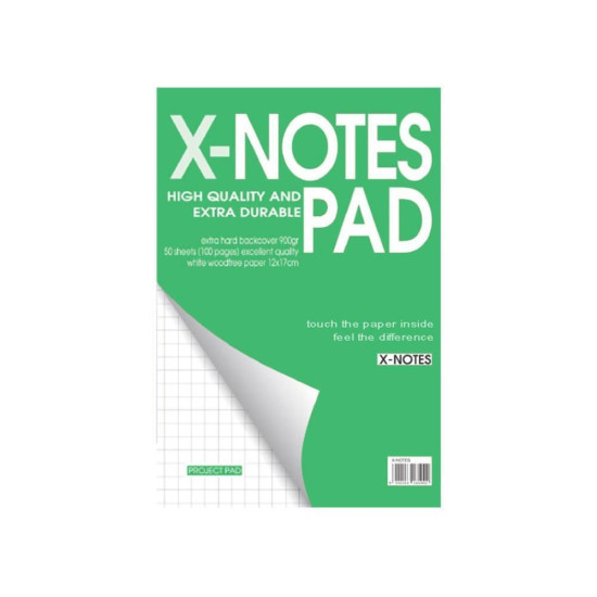 Next x-notes μπλοκ καρέ 21x29εκ. 50φυλ.