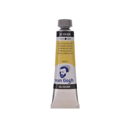 Talens van gogh χρώματα λαδιού 60ml (223-Naples yellow deep)