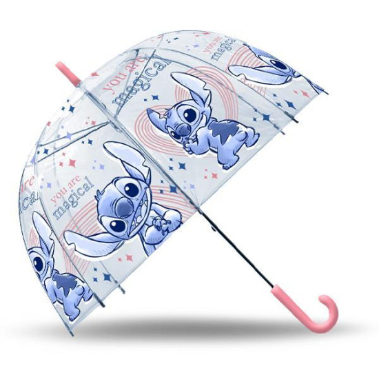 Ομπρέλα διάφανη "Stitch" Ø46εκ.