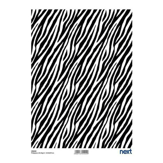 Next ριζόχαρτο "zebra" 21x29εκ.