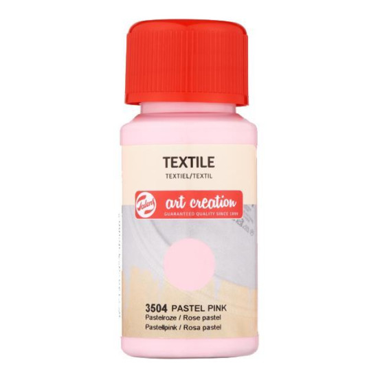 Talens χρώμα textile 3504 pastel pink 50ml