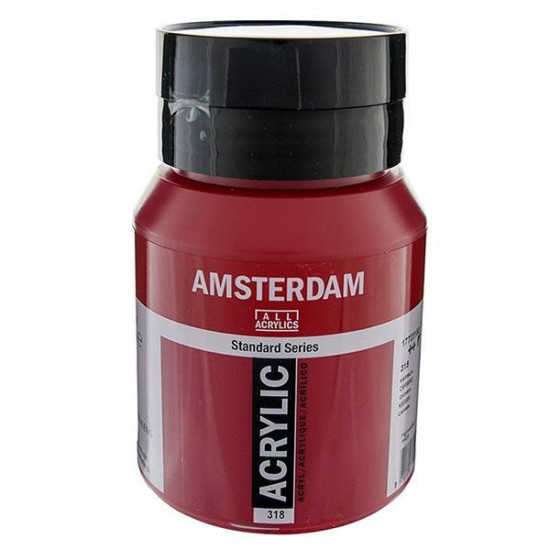 Talens amsterdam ακρυλικό χρώμα 318 carmine 500ml